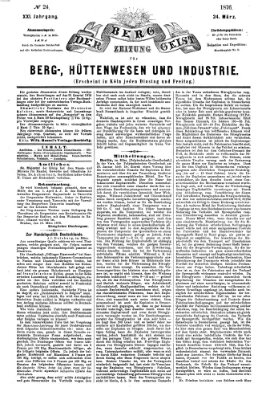 Der Berggeist Freitag 24. März 1876