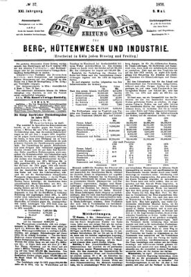 Der Berggeist Dienstag 9. Mai 1876