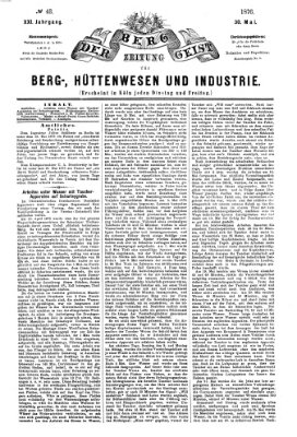 Der Berggeist Dienstag 30. Mai 1876