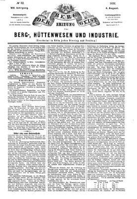 Der Berggeist Freitag 4. August 1876