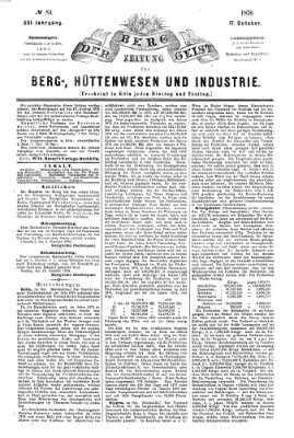 Der Berggeist Dienstag 17. Oktober 1876