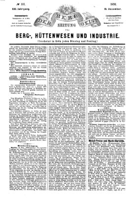 Der Berggeist Dienstag 19. Dezember 1876