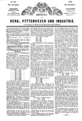 Der Berggeist Dienstag 26. Dezember 1876