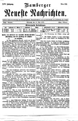 Bamberger neueste Nachrichten Mittwoch 10. Mai 1876