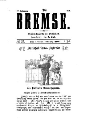 Die Bremse Samstag 1. Juli 1876