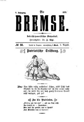 Die Bremse Samstag 5. August 1876