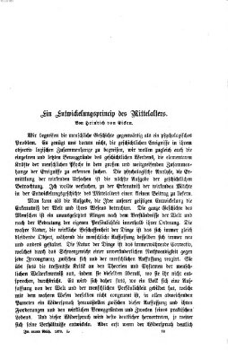 Im neuen Reich Donnerstag 13. April 1876