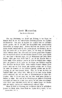 Im neuen Reich Freitag 19. Mai 1876