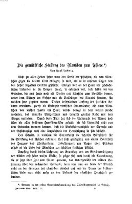 Im neuen Reich Freitag 21. Juli 1876