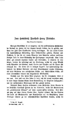 Im neuen Reich Freitag 11. August 1876