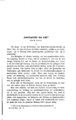 Im neuen Reich Freitag 20. Oktober 1876