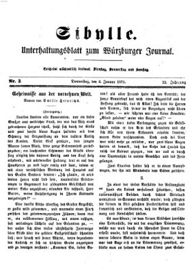 Sibylle (Würzburger Journal) Donnerstag 6. Januar 1876