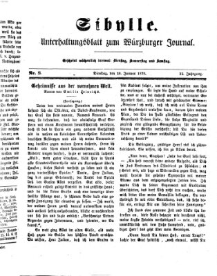 Sibylle (Würzburger Journal) Dienstag 18. Januar 1876