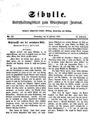 Sibylle (Würzburger Journal) Donnerstag 10. Februar 1876