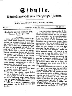 Sibylle (Würzburger Journal) Donnerstag 11. Mai 1876