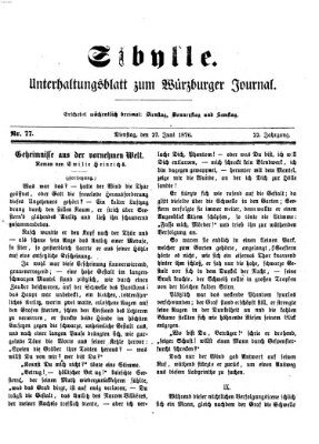 Sibylle (Würzburger Journal) Dienstag 27. Juni 1876