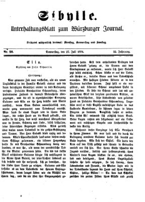 Sibylle (Würzburger Journal) Donnerstag 27. Juli 1876