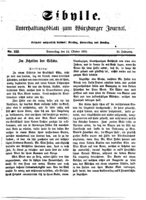 Sibylle (Würzburger Journal) Donnerstag 12. Oktober 1876