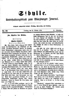 Sibylle (Würzburger Journal) Dienstag 31. Oktober 1876