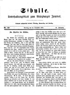 Sibylle (Würzburger Journal) Dienstag 14. November 1876