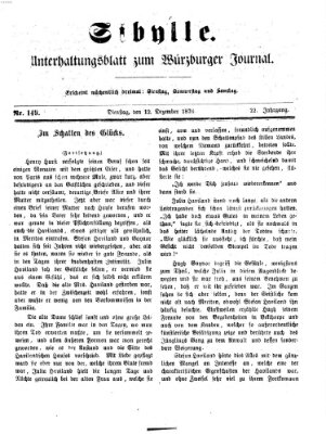 Sibylle (Würzburger Journal) Dienstag 12. Dezember 1876