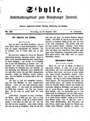 Sibylle (Würzburger Journal) Donnerstag 28. Dezember 1876