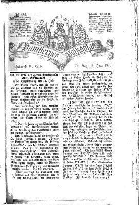 Bamberger Volksblatt Dienstag 13. Juli 1875