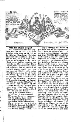 Bamberger Volksblatt Donnerstag 22. Juli 1875