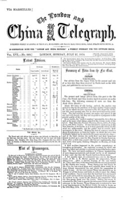 The London and China telegraph Montag 27. Juli 1874