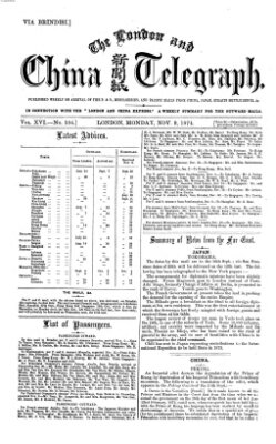 The London and China telegraph Montag 9. November 1874