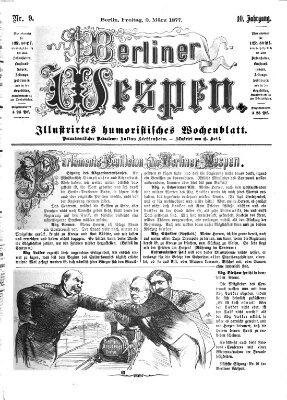 Berliner Wespen Freitag 2. März 1877