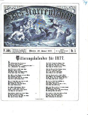 Das Narrenschiff Samstag 20. Januar 1877