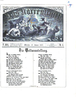 Das Narrenschiff Samstag 27. Januar 1877