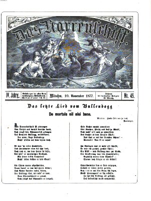 Das Narrenschiff Samstag 10. November 1877