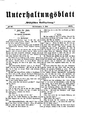 Unterhaltungsblatt zur Kaiserslauterer Zeitung (Pfälzische Volkszeitung) Mittwoch 9. Mai 1877