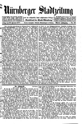 Nürnberger Stadtzeitung (Nürnberger Abendzeitung) Freitag 26. Januar 1877