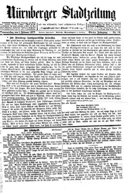 Nürnberger Stadtzeitung (Nürnberger Abendzeitung) Donnerstag 1. Februar 1877