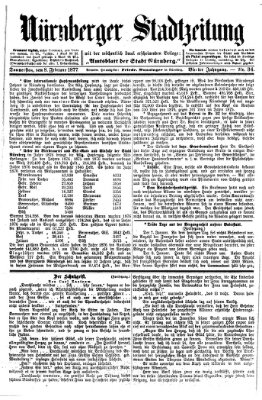 Nürnberger Stadtzeitung (Nürnberger Abendzeitung) Donnerstag 8. Februar 1877