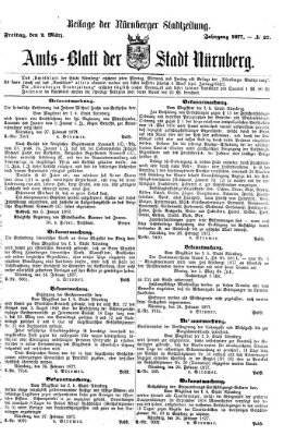 Nürnberger Stadtzeitung (Nürnberger Abendzeitung) Freitag 2. März 1877