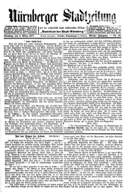 Nürnberger Stadtzeitung (Nürnberger Abendzeitung) Dienstag 6. März 1877