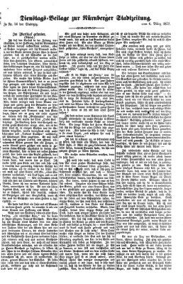 Nürnberger Stadtzeitung (Nürnberger Abendzeitung) Dienstag 6. März 1877