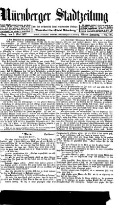 Nürnberger Stadtzeitung (Nürnberger Abendzeitung) Samstag 5. Mai 1877