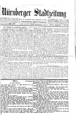 Nürnberger Stadtzeitung (Nürnberger Abendzeitung) Freitag 11. Mai 1877