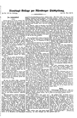 Nürnberger Stadtzeitung (Nürnberger Abendzeitung) Dienstag 22. Mai 1877