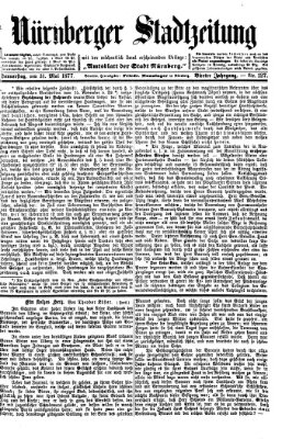 Nürnberger Stadtzeitung (Nürnberger Abendzeitung) Donnerstag 31. Mai 1877