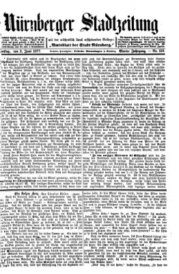 Nürnberger Stadtzeitung (Nürnberger Abendzeitung) Samstag 2. Juni 1877