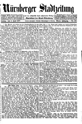 Nürnberger Stadtzeitung (Nürnberger Abendzeitung) Montag 4. Juni 1877