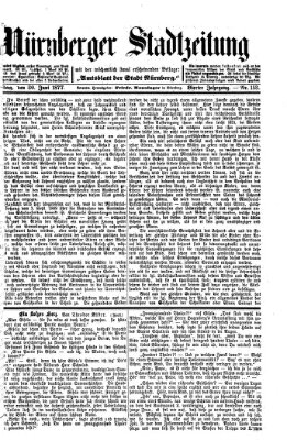 Nürnberger Stadtzeitung (Nürnberger Abendzeitung) Samstag 30. Juni 1877