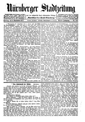 Nürnberger Stadtzeitung (Nürnberger Abendzeitung) Freitag 14. September 1877