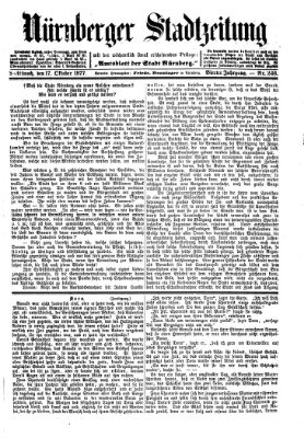 Nürnberger Stadtzeitung (Nürnberger Abendzeitung) Mittwoch 17. Oktober 1877